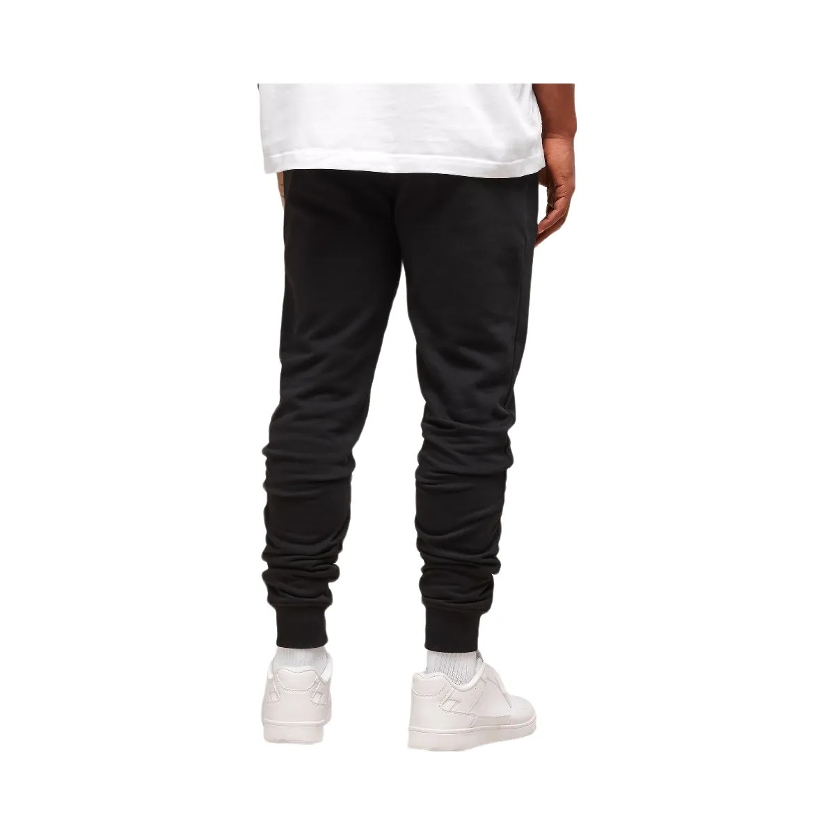 Gymshark Crest Tall Joggers - Black - HypeFly India View 2