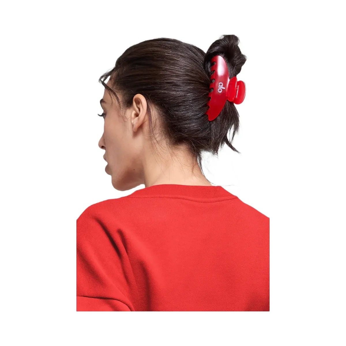 Alo Effortless Claw Clip (2-Pack) - Bright Red - HypeFly India View 2