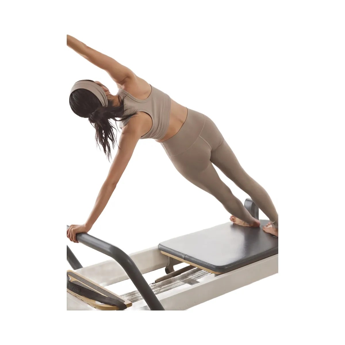 Alo Women's 7/8 High-Waist Airlift Legging - Gravel - HypeFly India View 3