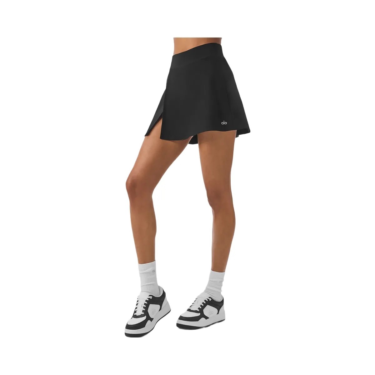 Alo Women's Alosoft Backspin Skirt - Black - HypeFly India View 2