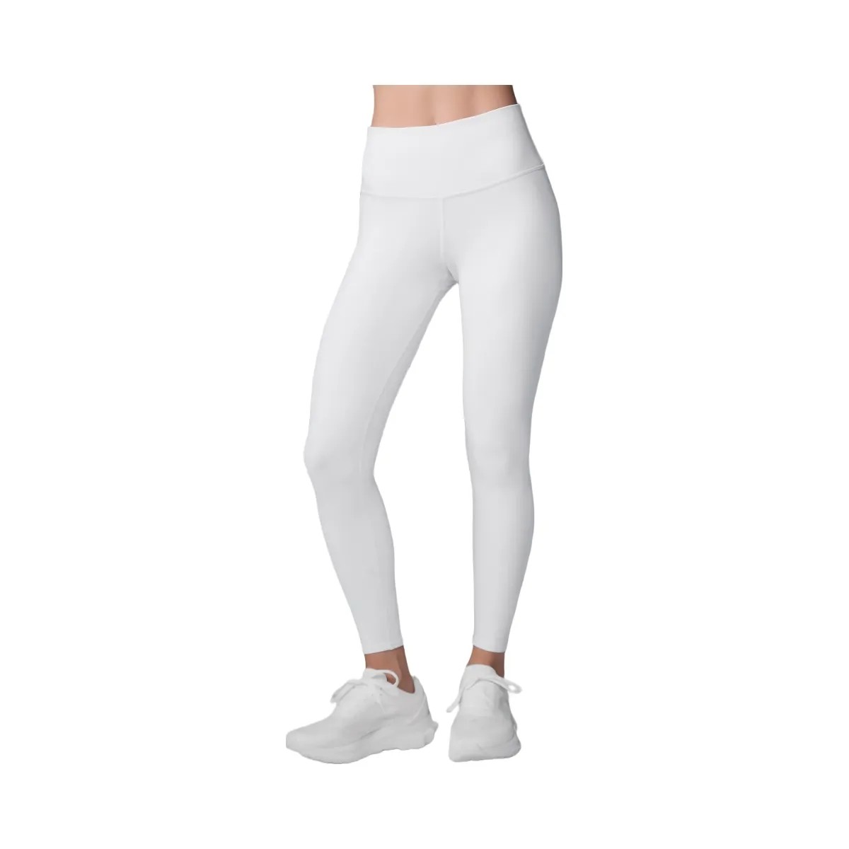 Alo Women's 7/8 High-Waist Airbrush Legging - White - HypeFly India View 1