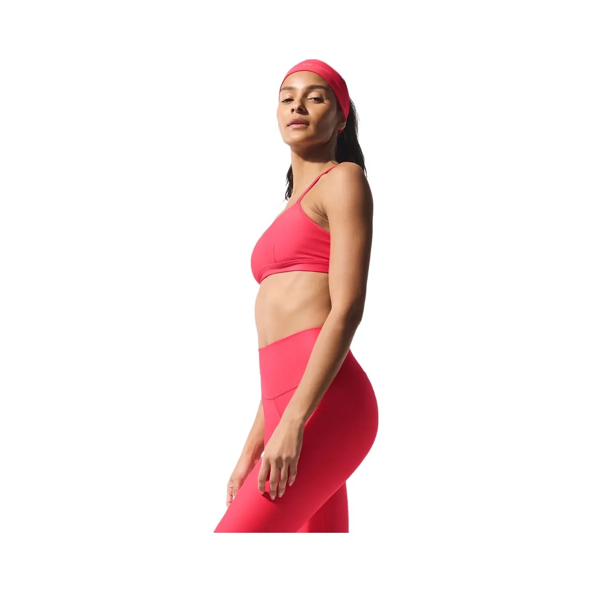 Alo Women's Airlift Intrigue Bra - Candy Red - HypeFly India View 5