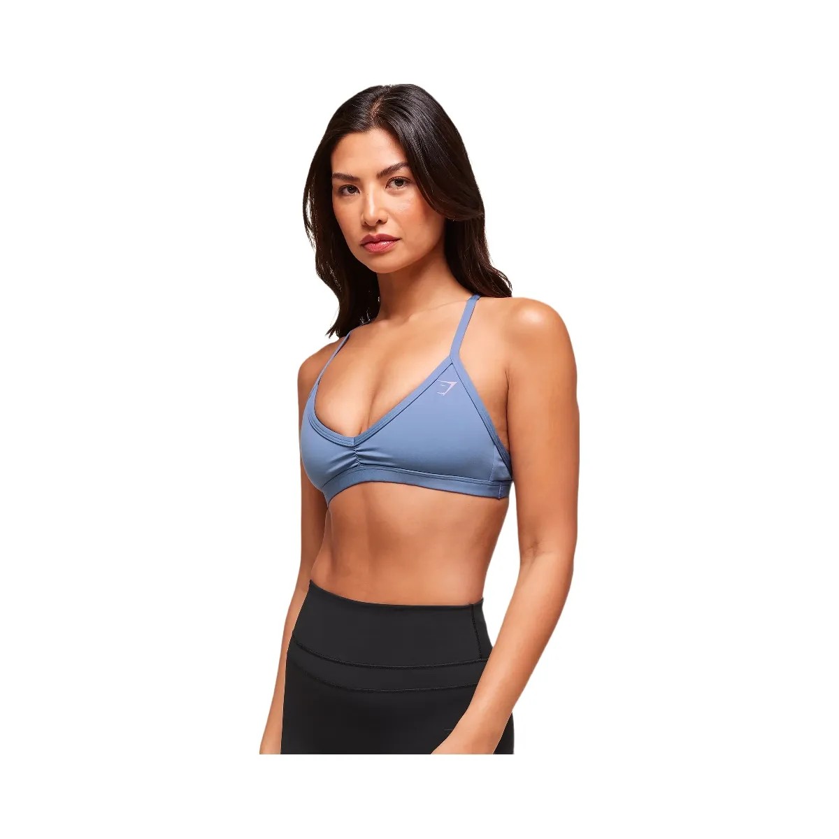 Gymshark Minimal Sports Bra - Worn Blue - HypeFly India View 3