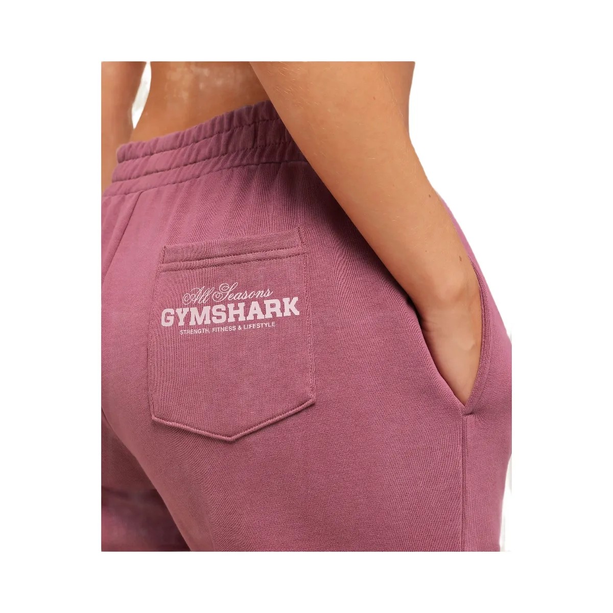 Gymshark All Seasons Graphic Jogger - Reset Pink - HypeFly India View 5