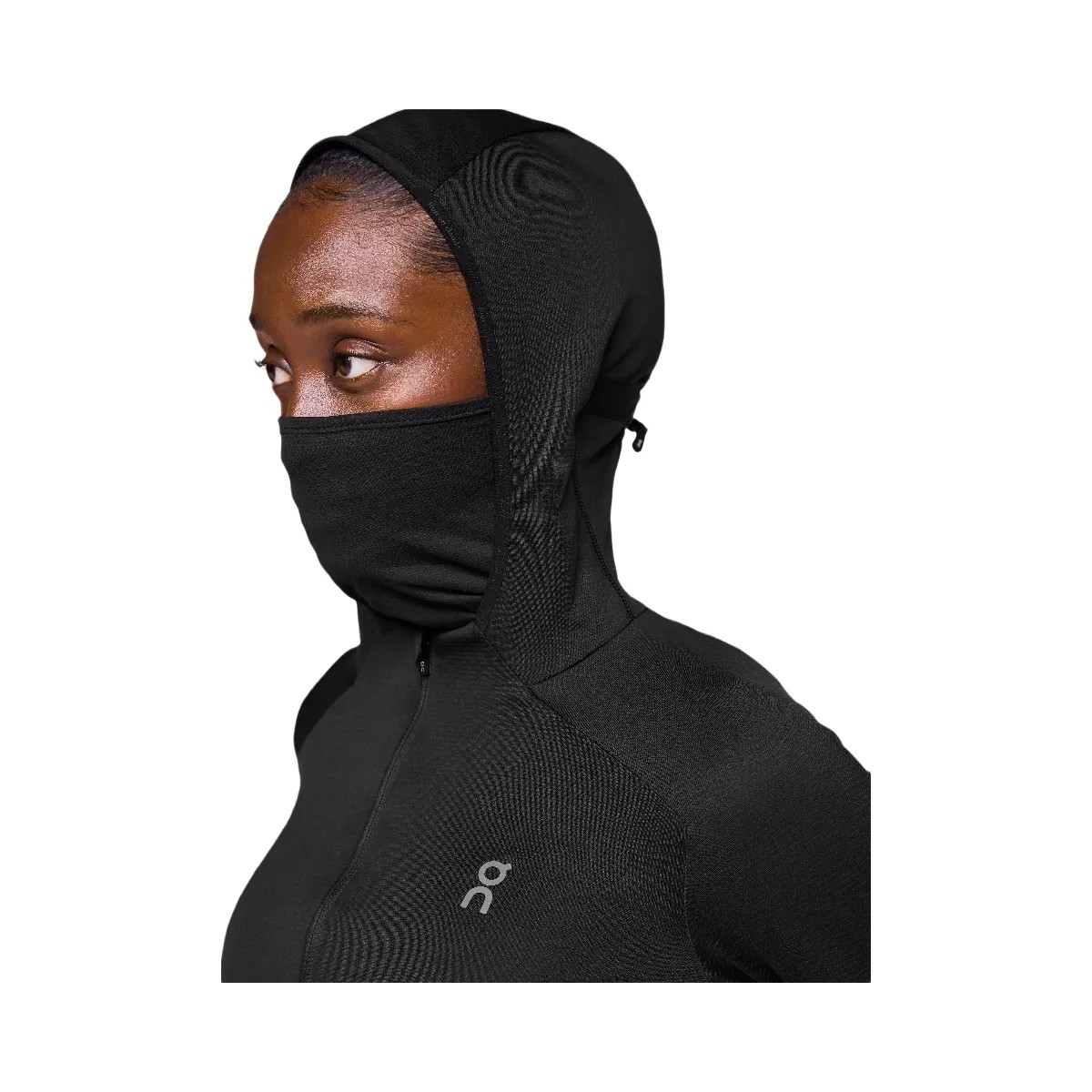 On Climate Zip Hoodie Black - HypeFly India View 5