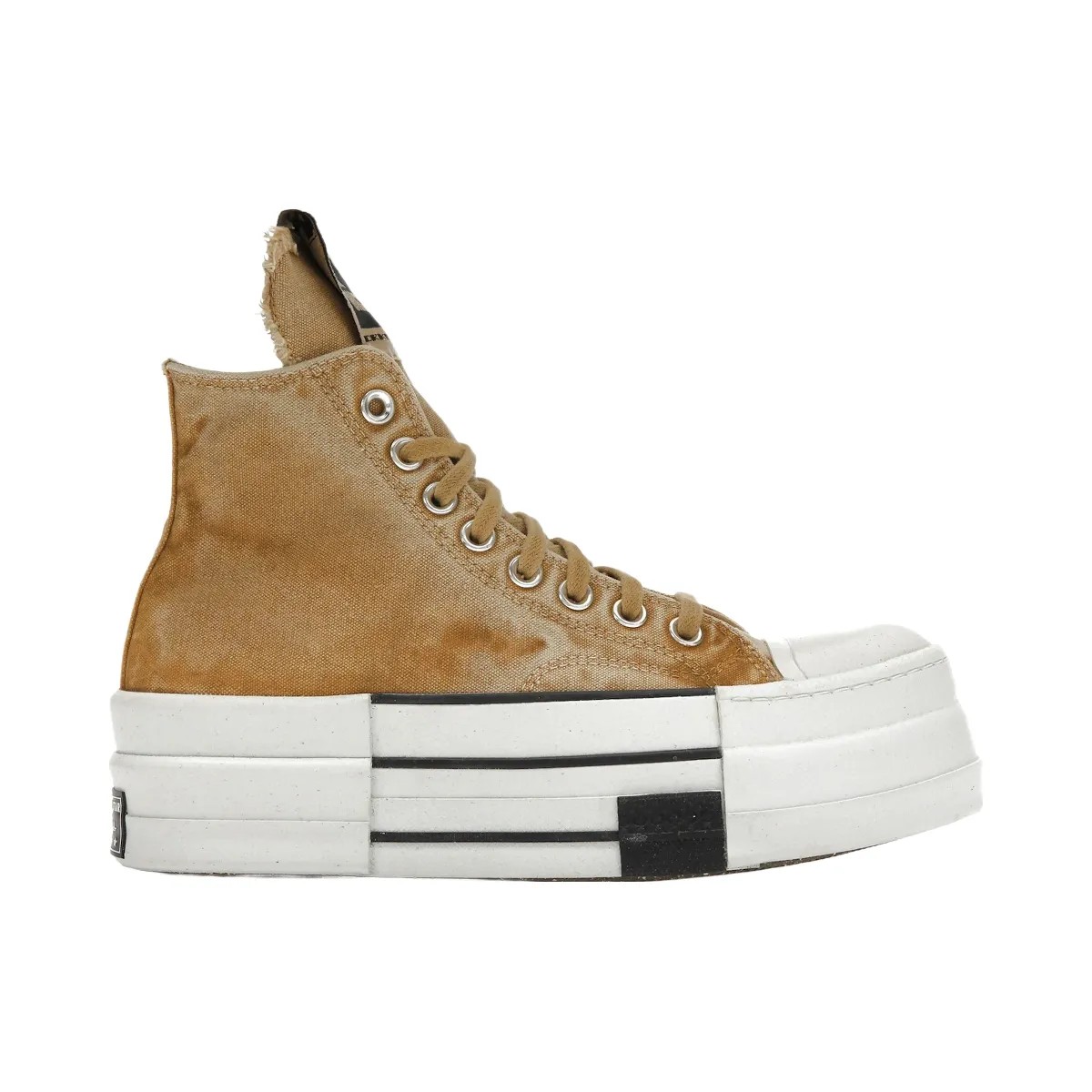 Converse Dbl Drkstar Chuck Taylor All Star 70 Hi Rick Owens Drkshdw Overdye Blonde - HypeFly India View 1