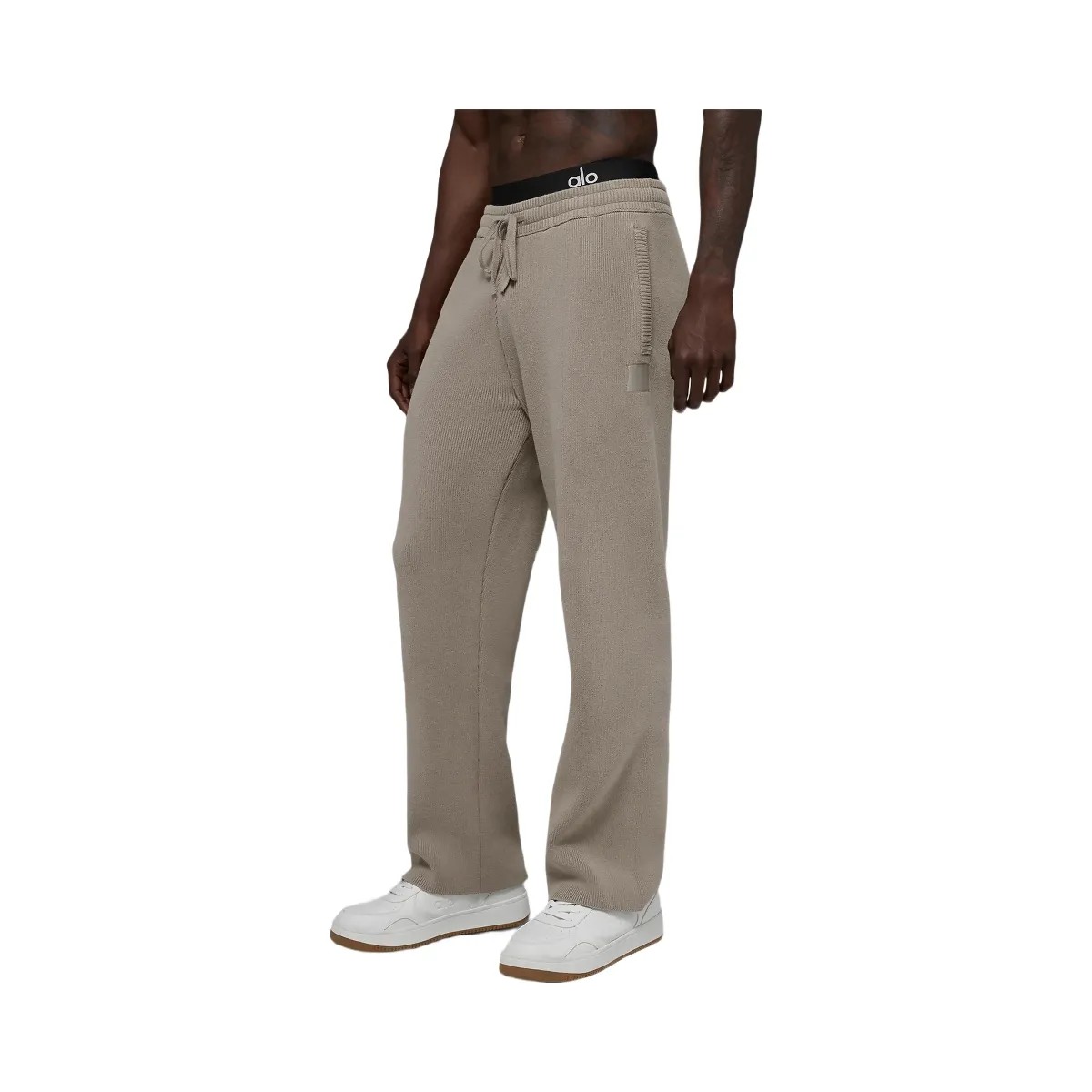 Alo Men's Scholar Straight Leg Sweatpant - Light Cocoa - HypeFly India View 5