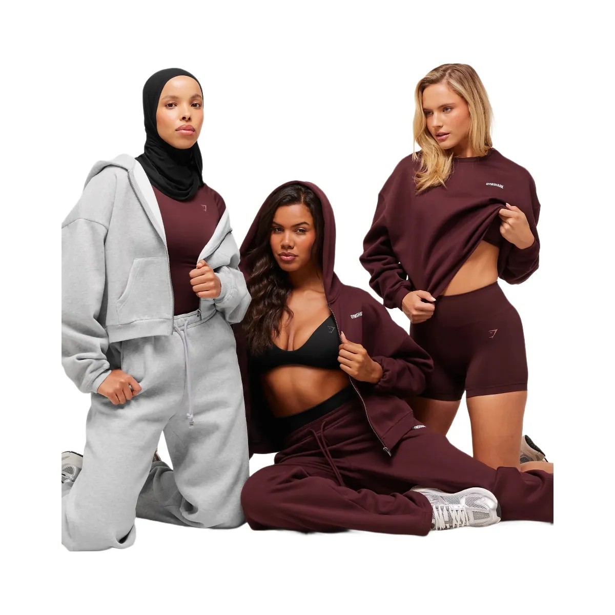 Gymshark Cosy Luxe Sweatshirt - Rich Maroon - HypeFly India View 5