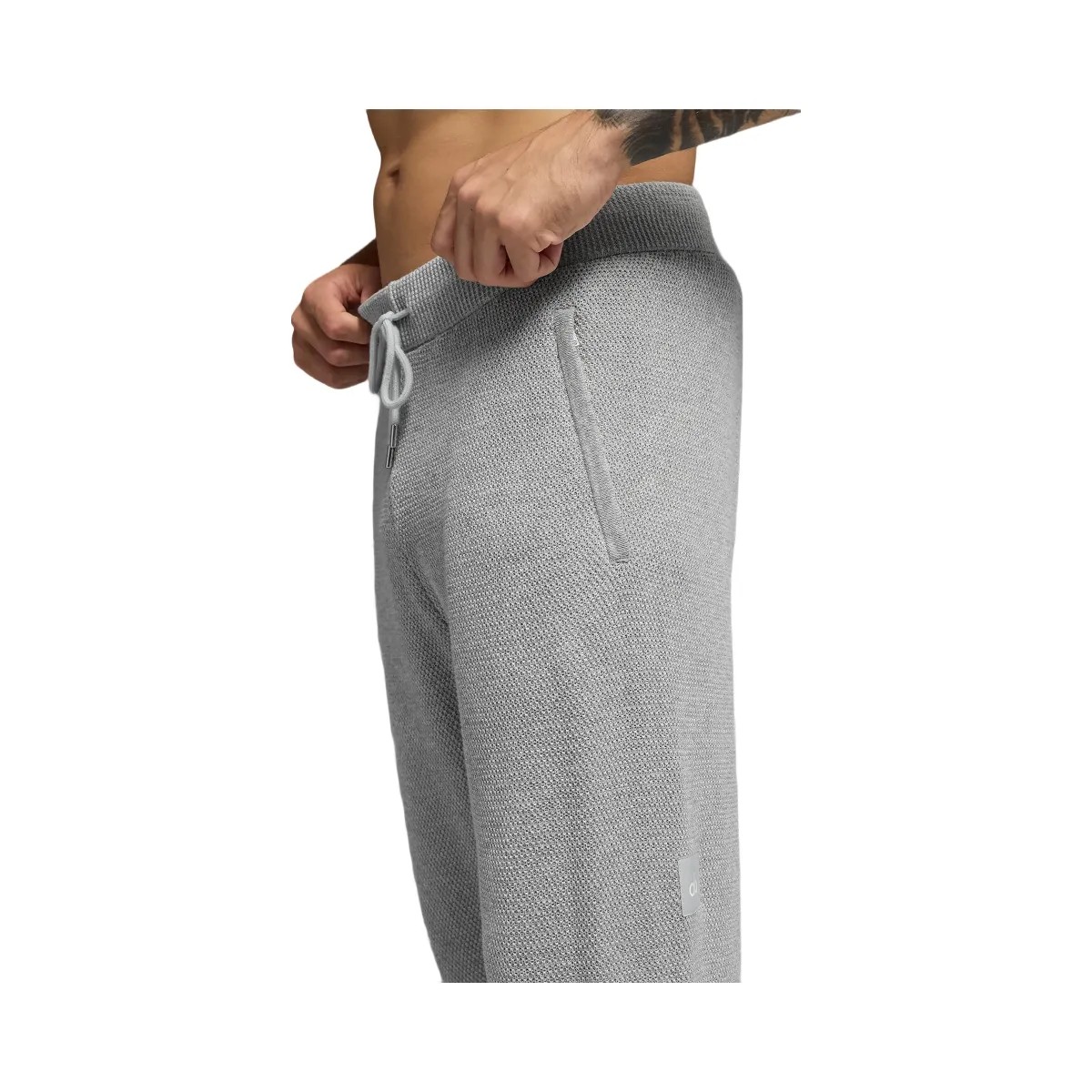 Alo Men's Sports Club Jogger - Athletic Heather Grey - HypeFly India View 2