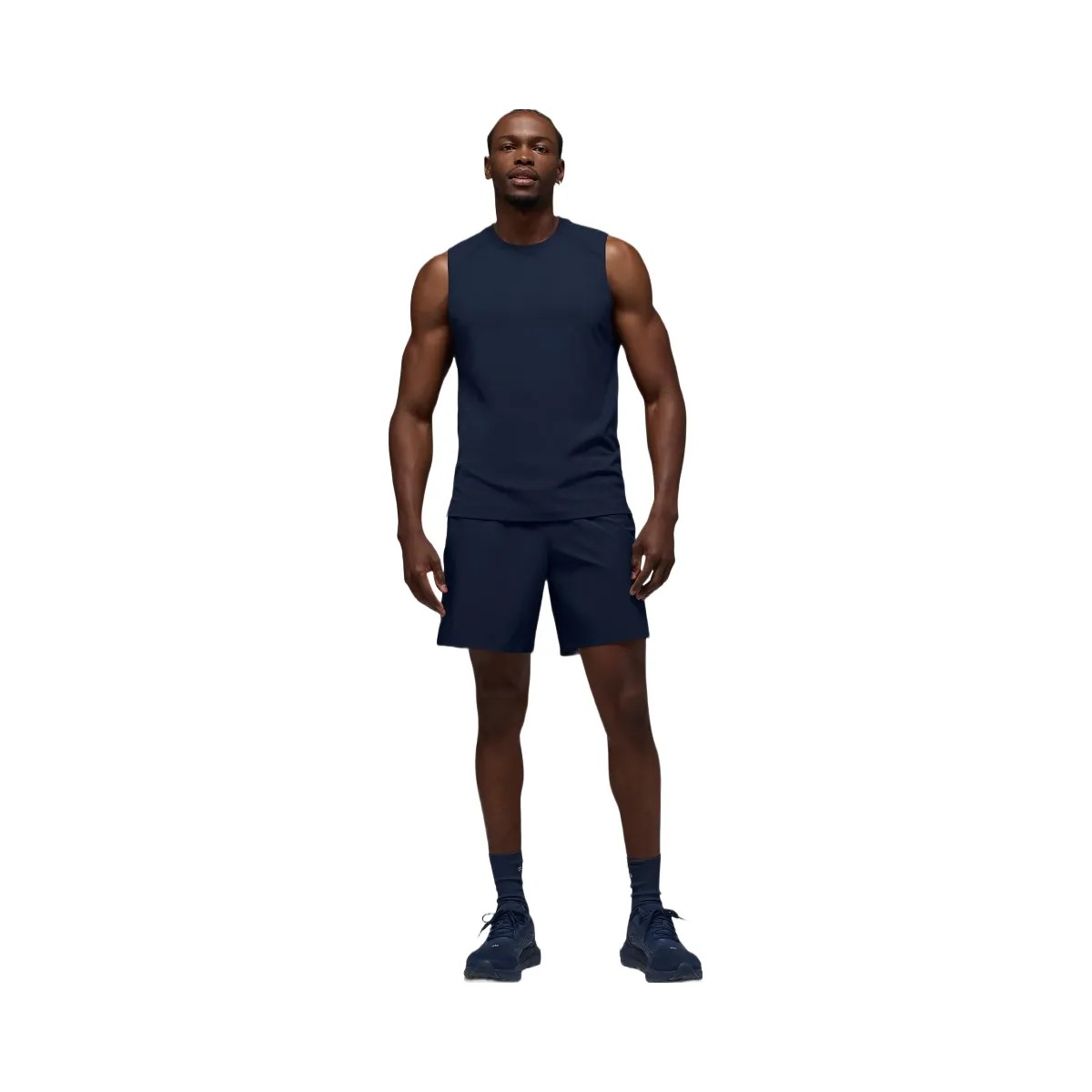 Alo Men's ALO Vapor Muscle Tank - Navy - HypeFly India View 5