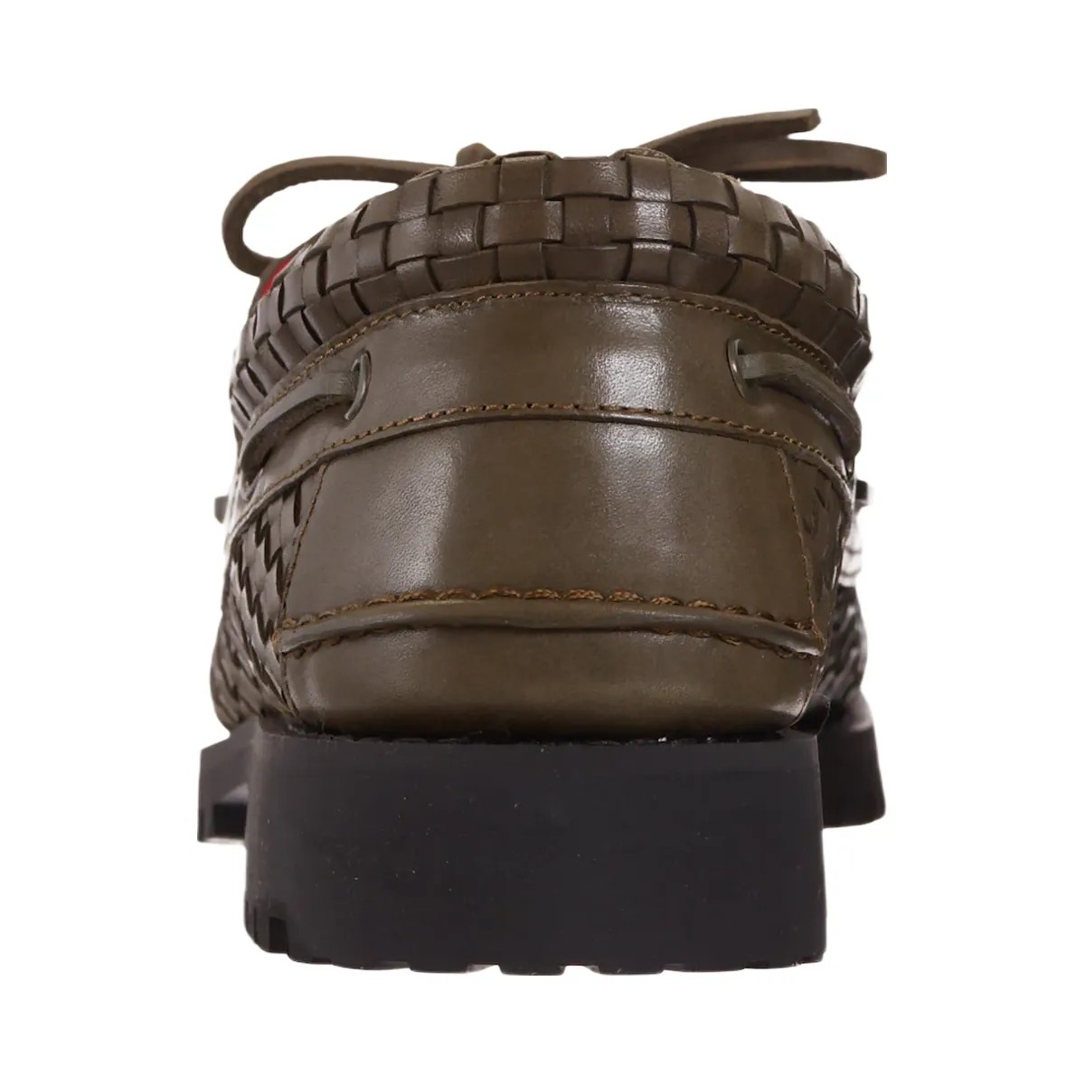 Timberland Woven Leather 3-Eye Lug Supreme Olive - HypeFly India View 2