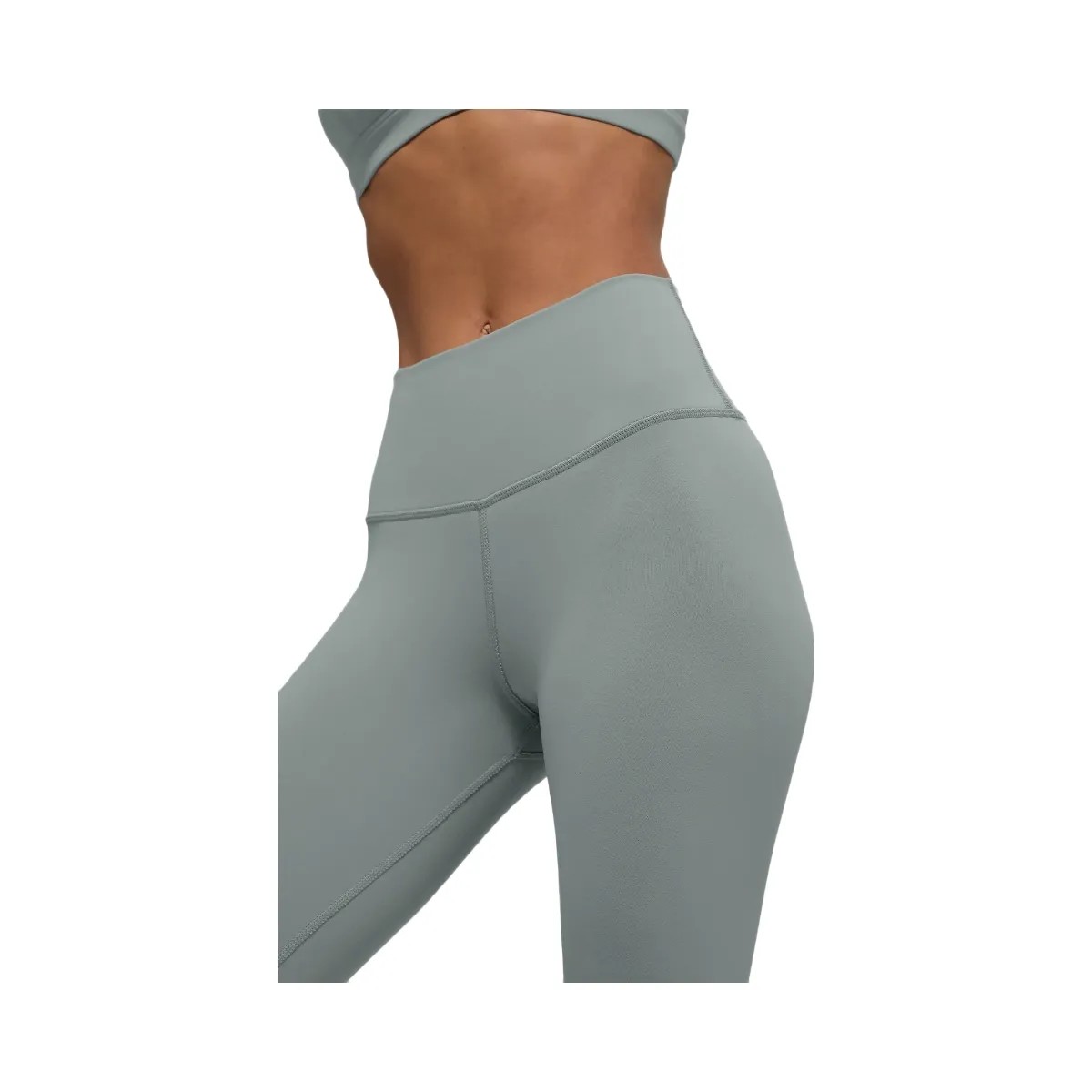 Alo Women's High-Waist Airbrush Legging - Lunar Grey - HypeFly India View 2