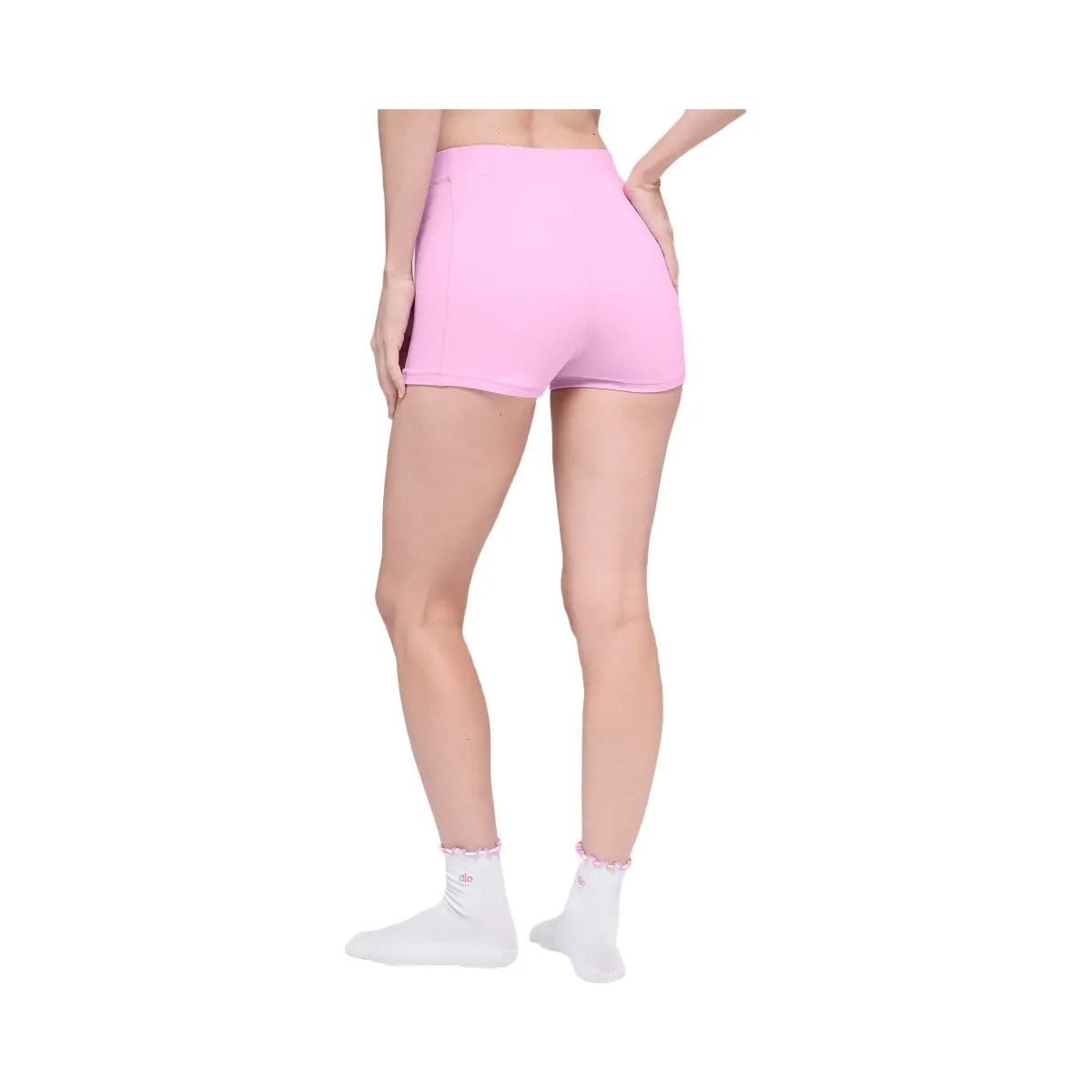 Alo Women's soft Sincere Micro Short - Candy Heart Pink - HypeFly India View 1