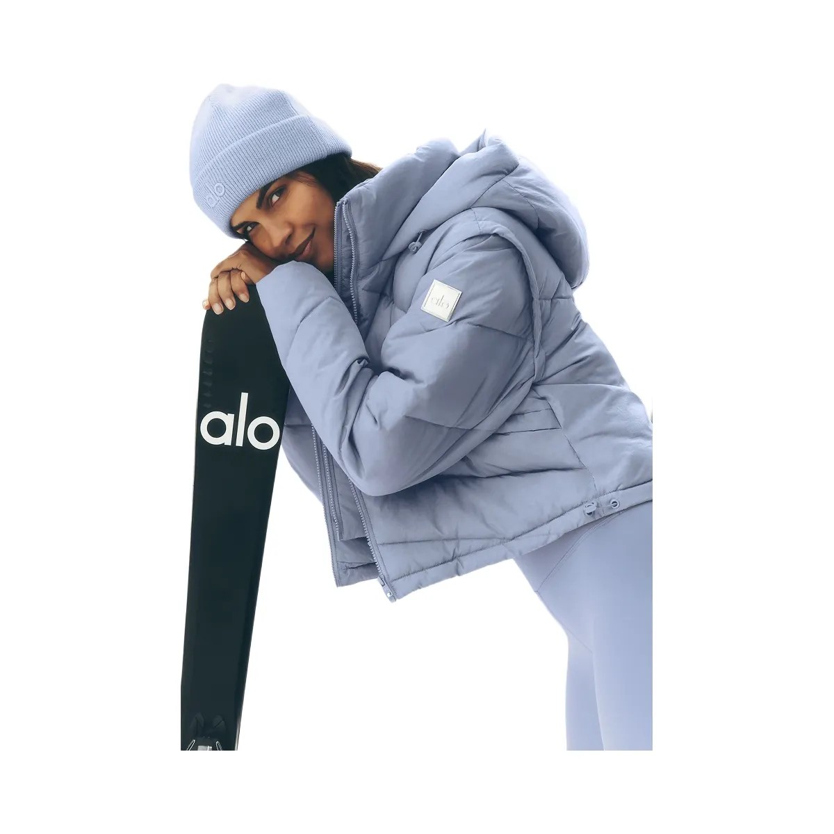 Alo Women's Glacier Puffer - Winter Frost - HypeFly India View 6