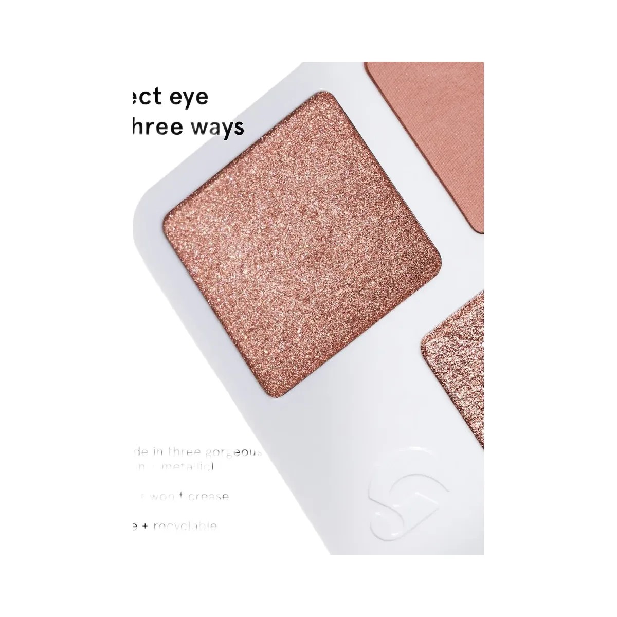 Glossier Monochromes Essential Eyeshadow Trio Palette - Jute - HypeFly India View 4