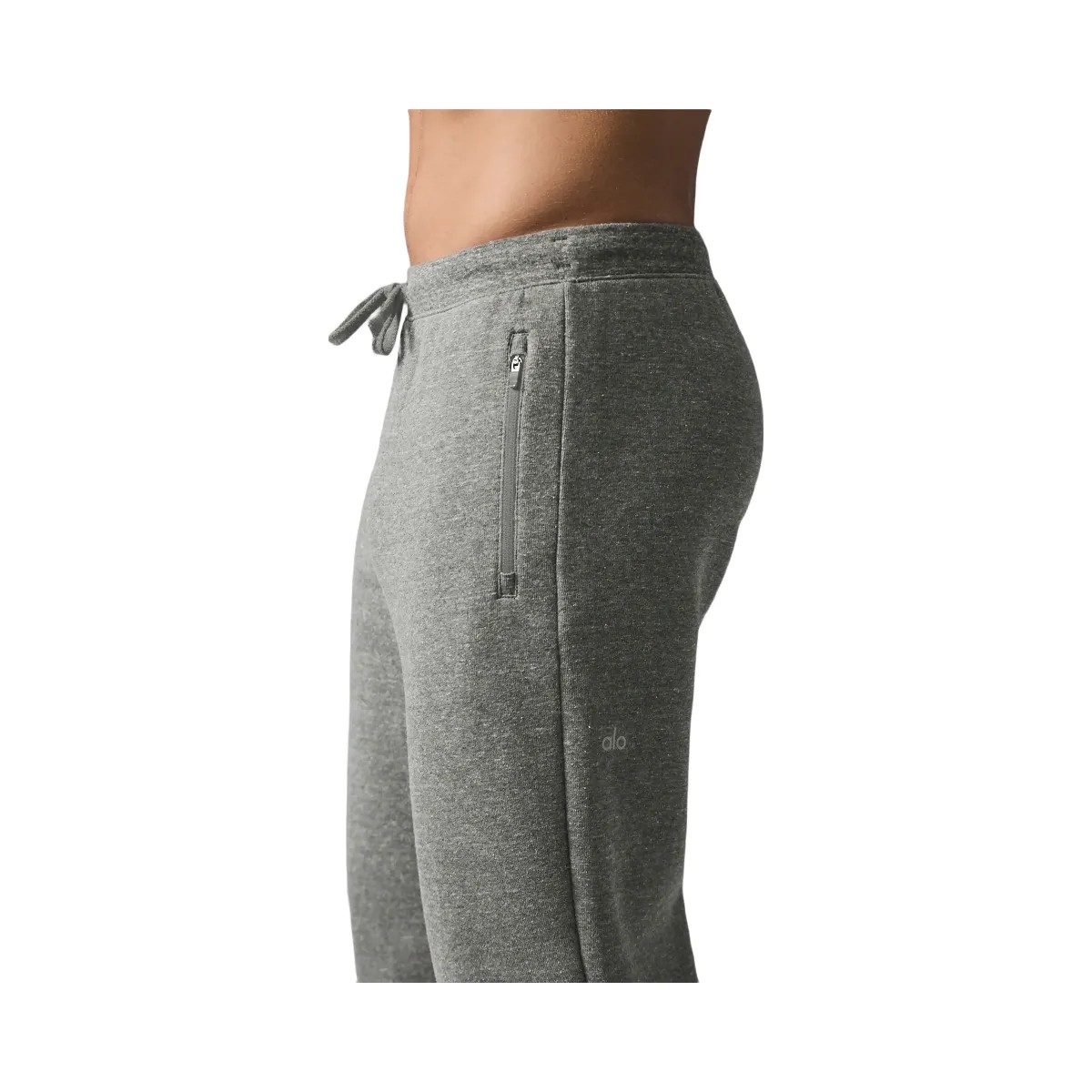 Alo Men's Triumph Restore Sweatpant - Grey Triblend - HypeFly India View 2
