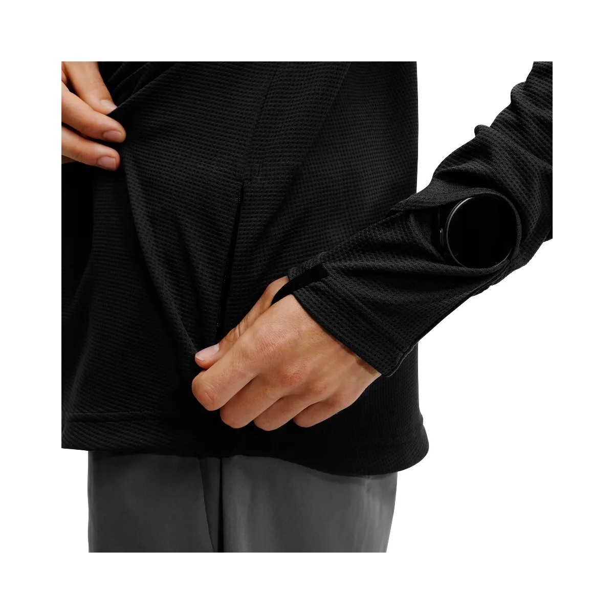 On Climate Shirt Black - HypeFly India View 6