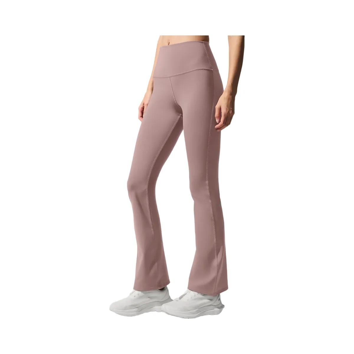 Alo Women's Airbrush High-Waist 7/8 Bootcut Legging - Taupe - HypeFly India View 1