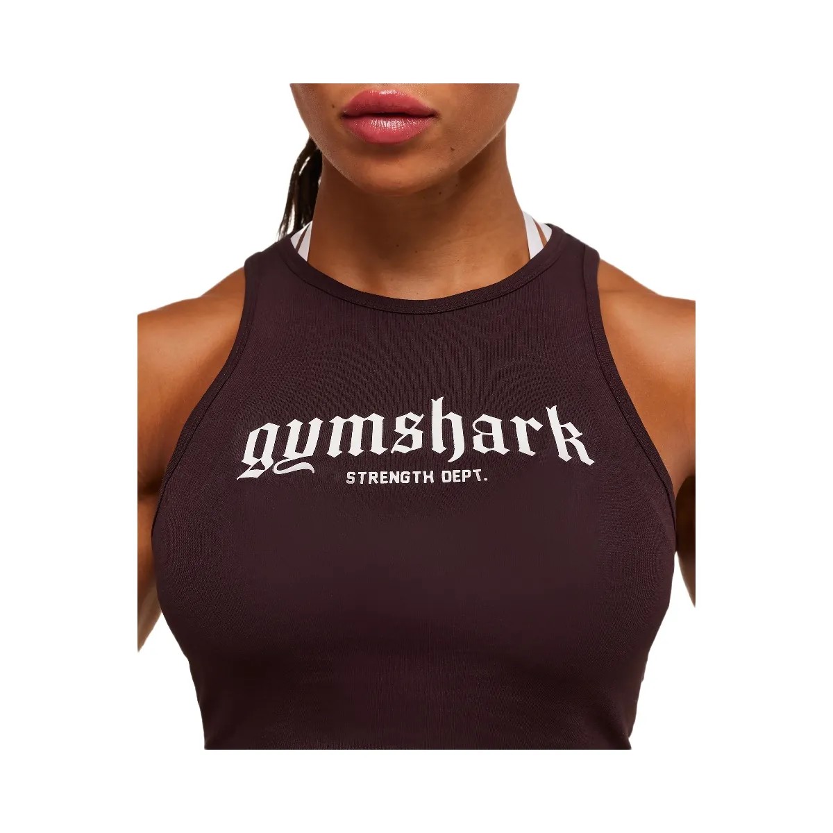 Gymshark Strength Department Tank - Cherry Purple - HypeFly India View 4