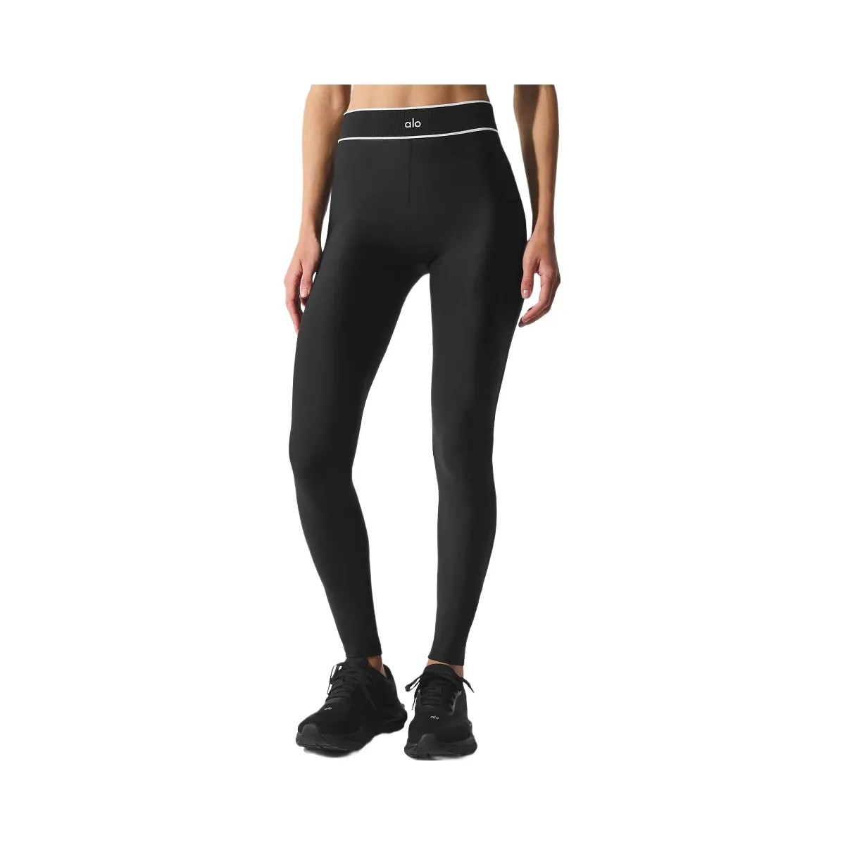 Alo Women's Airlift High-Waist Alignment Legging - Black/White - HypeFly India View 1