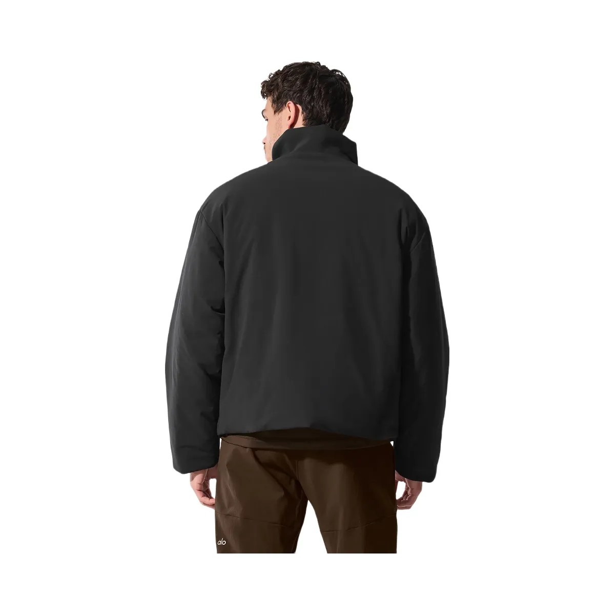 Alo Men's Stretch Woven Notable Jacket - Black - HypeFly India View 3