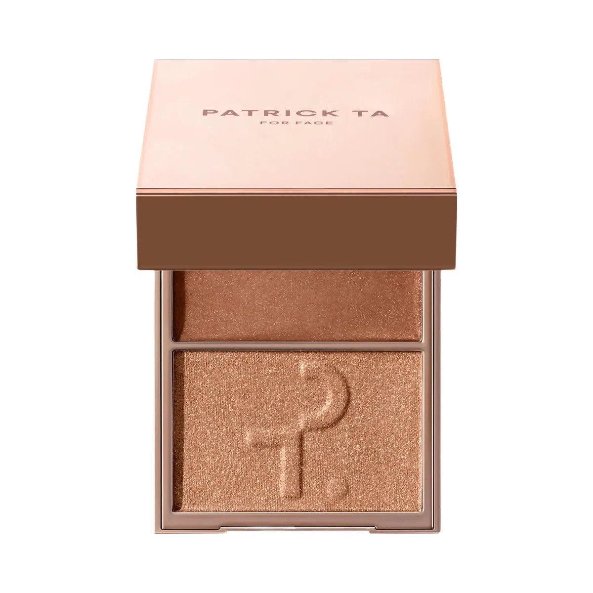 PATRICK TA Major Glow Creme & Powder Light Reflecting Translucent Highlighter Duo 'Honey' - HypeFly India View 1