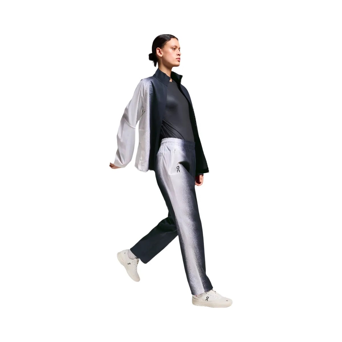 On Court Track Pants Black | White - HypeFly India View 2