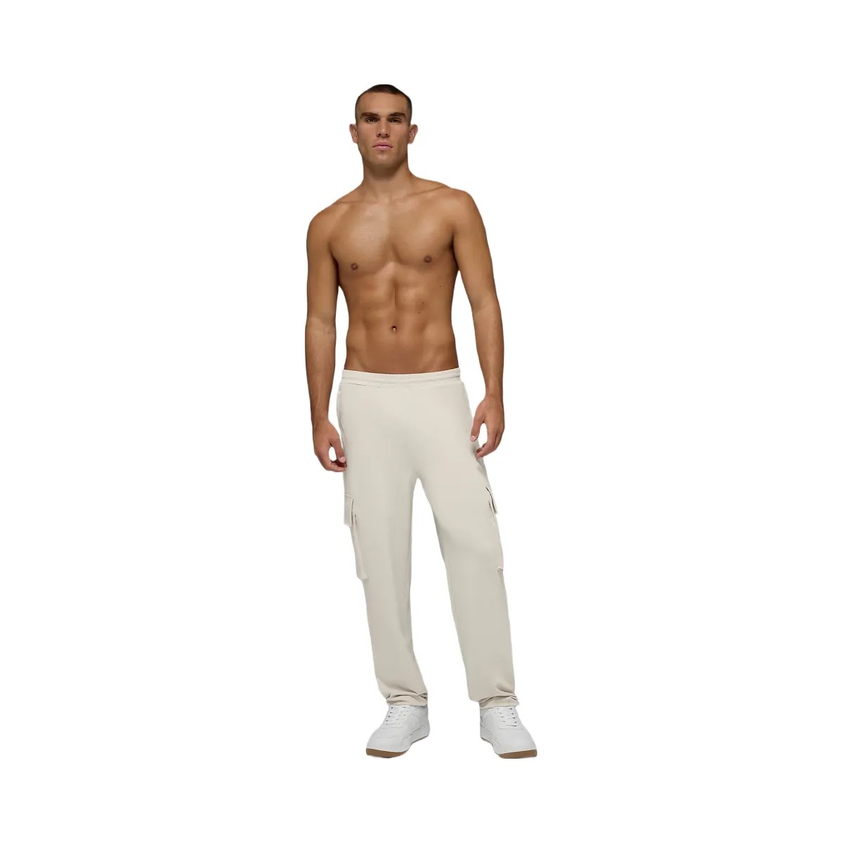 Alo Men's Double Take Cargo Pant - Bone - HypeFly India View 1