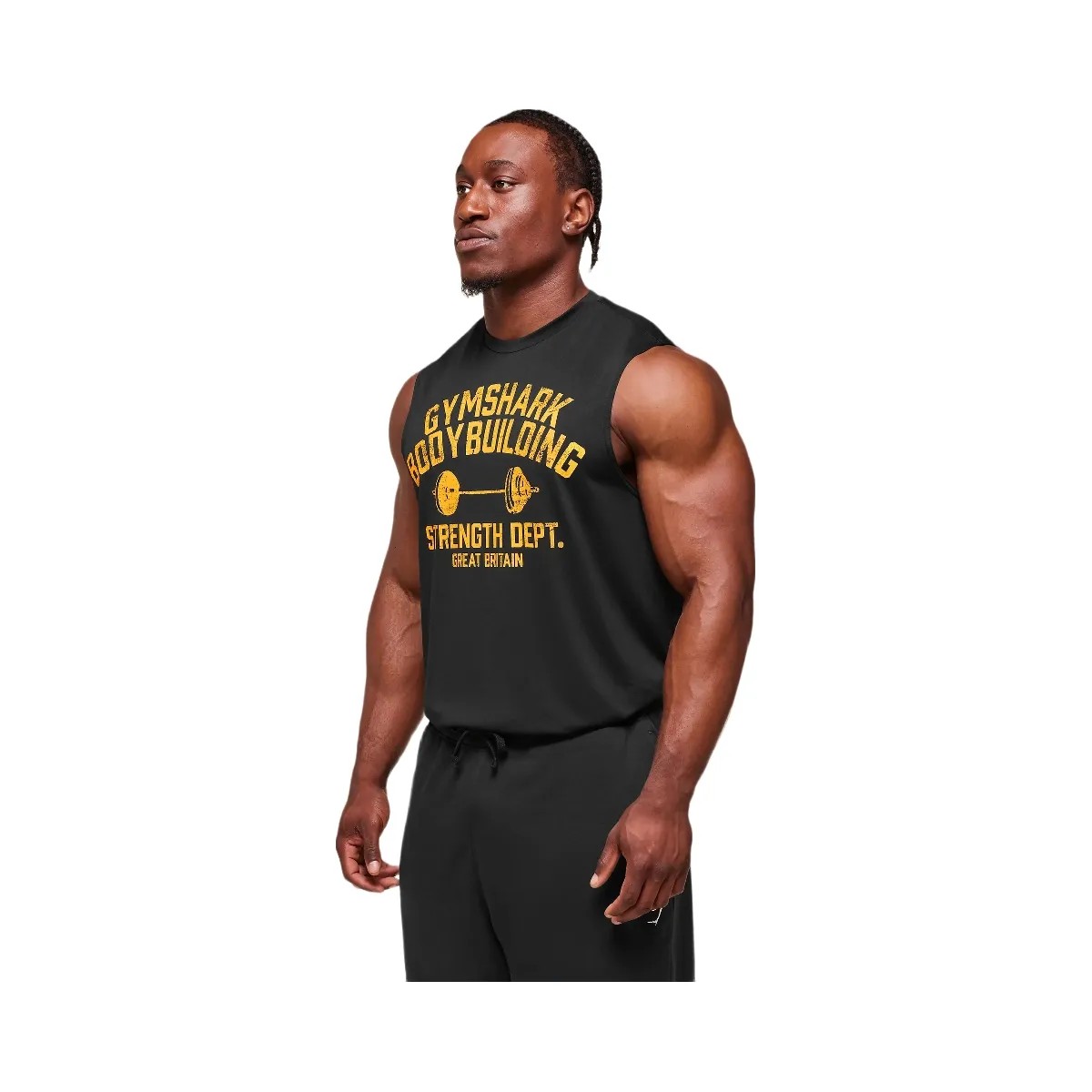 Gymshark Olympic Bar Tank - Black - HypeFly India View 4