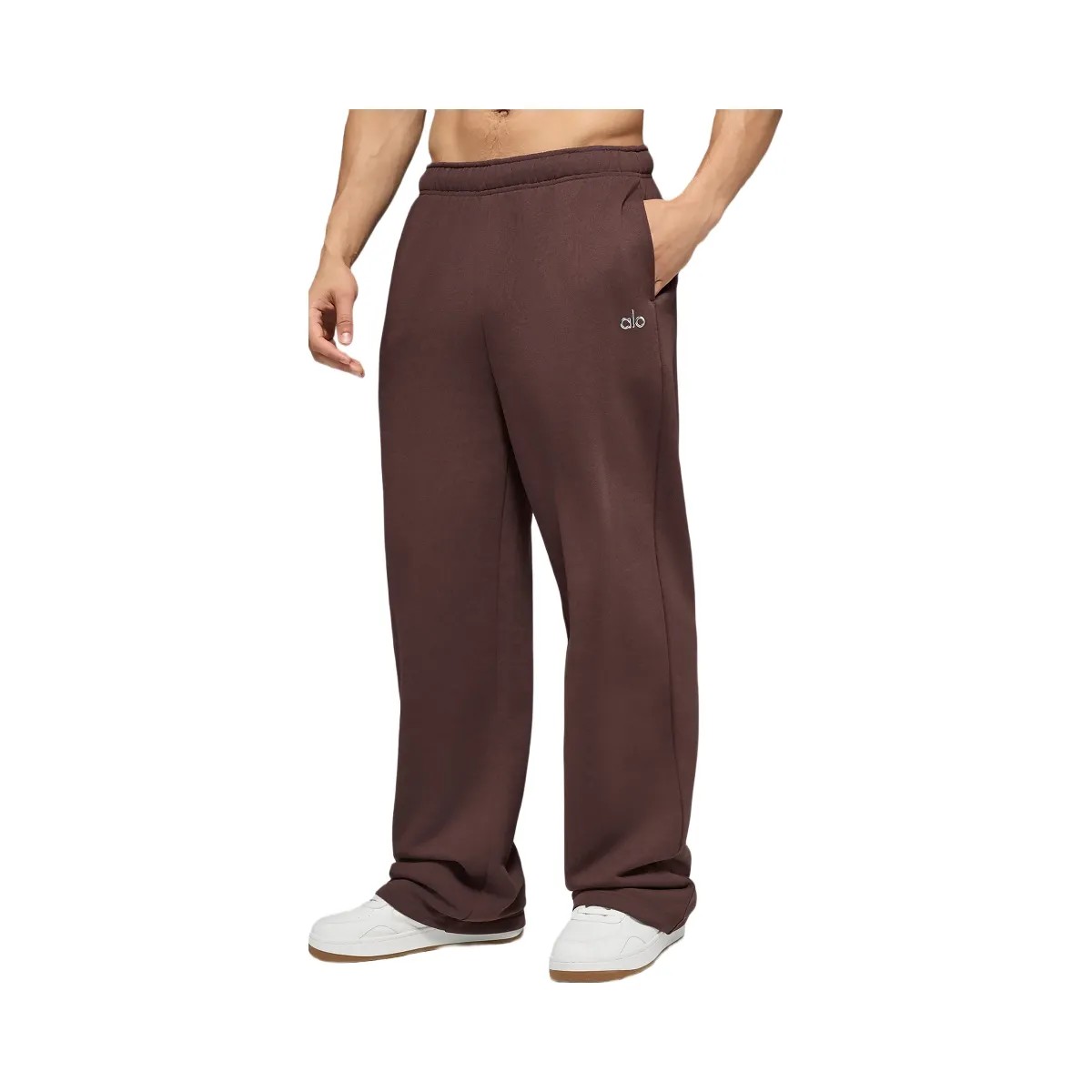 Alo Men's Accolade Straight Leg Sweatpant - Brownstone - HypeFly India View 2