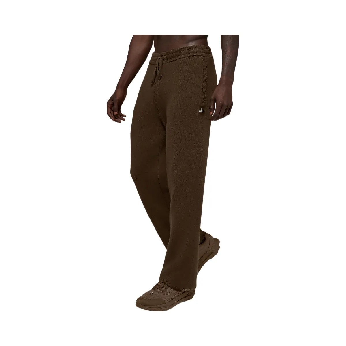 Alo Men's Scholar Straight Leg Sweatpant - Espresso - HypeFly India View 3