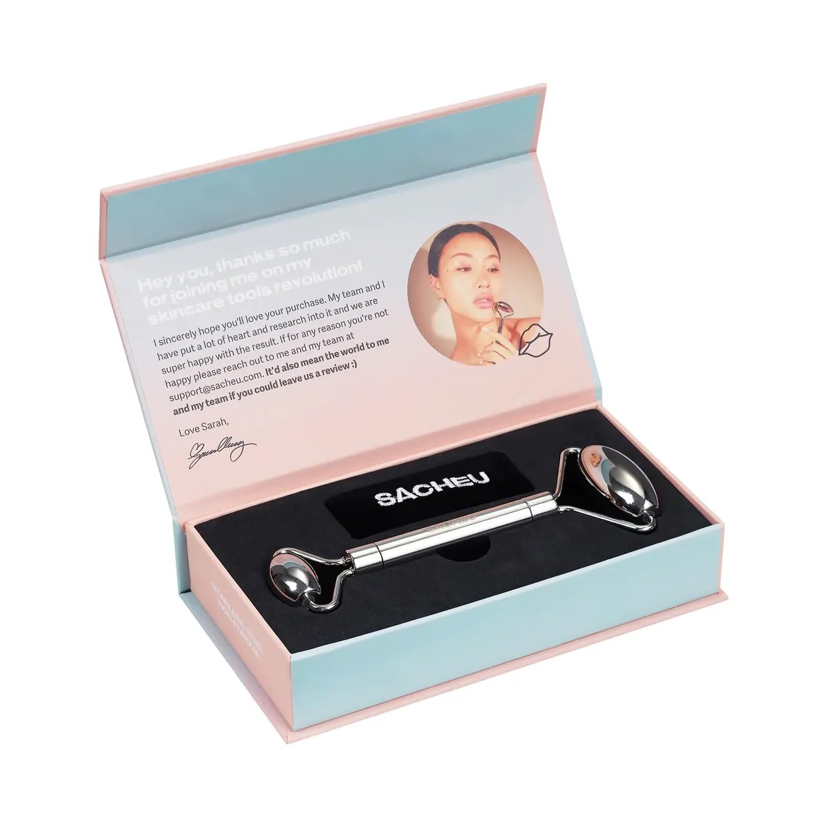 SACHEU Dual-Sided Stainless Steel Beauty Roller - HypeFly India View 1