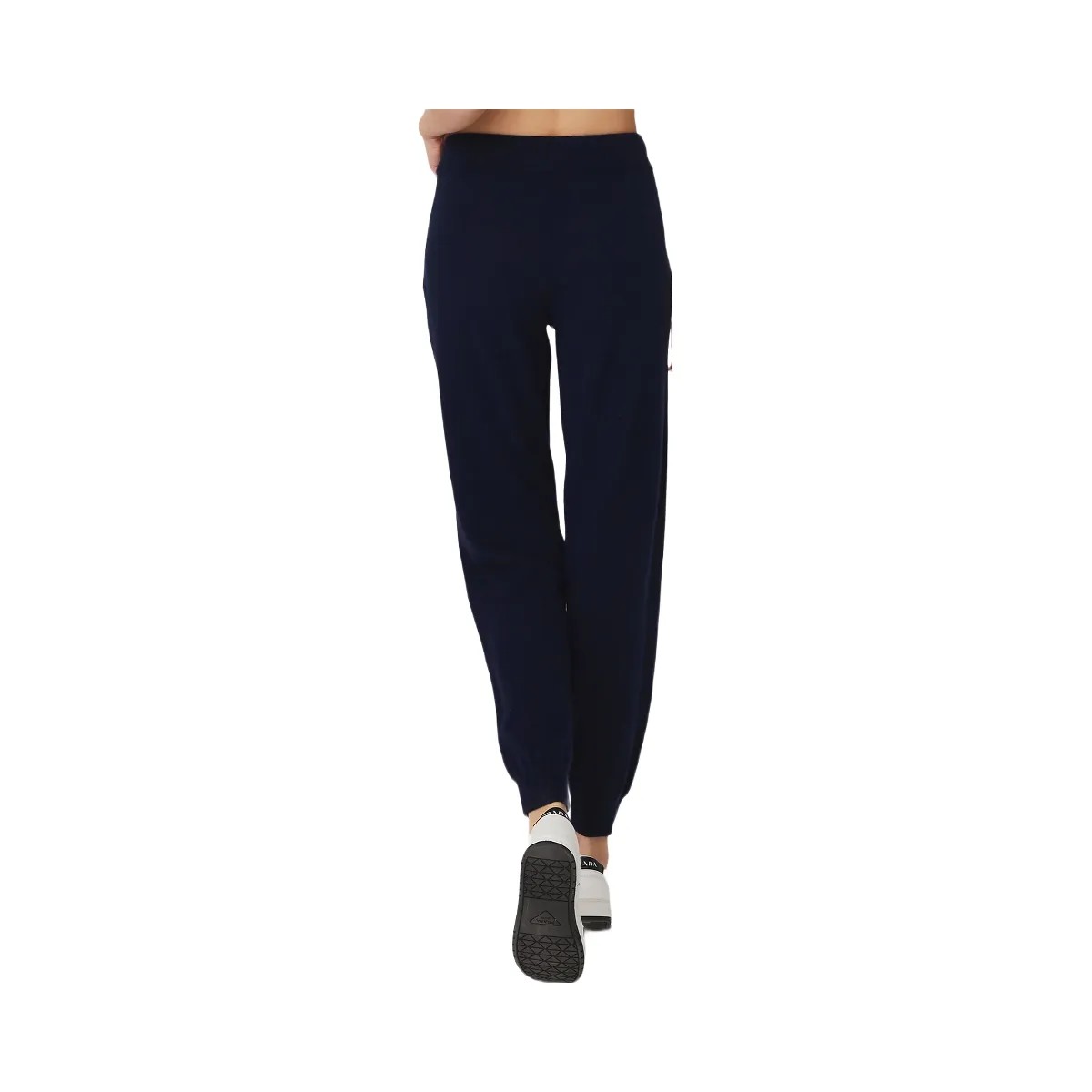 Alo Women's High-Waist Cashmere Jet Set Pant - Navy - HypeFly India View 4