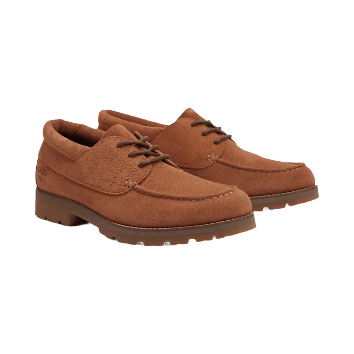 Timberland Britton Square Lace-Up Shoe Rust Suede Men'S - HypeFly India View 1