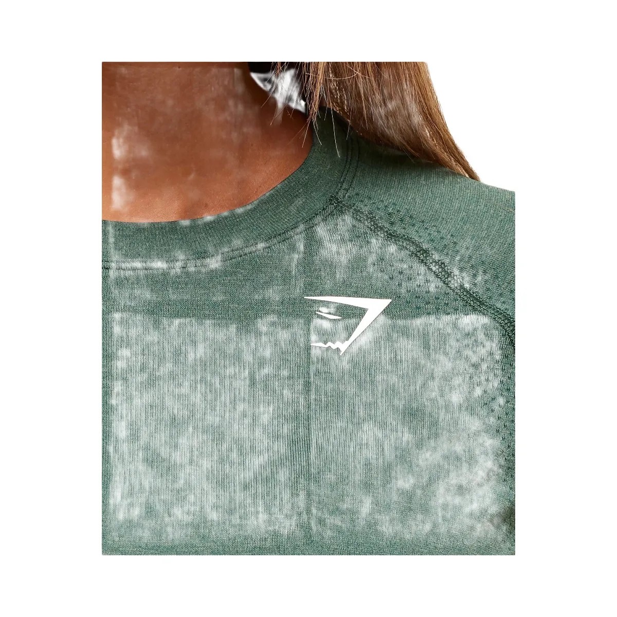 Gymshark Vital Light T-Shirt - Obsidian Green Marl - HypeFly India View 5