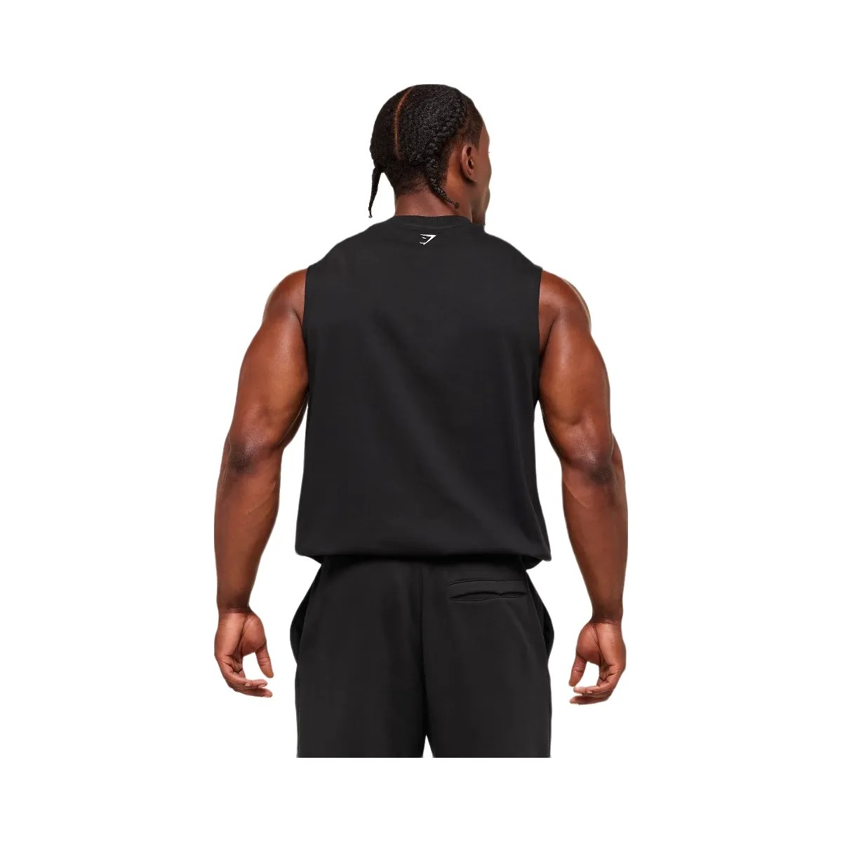 Gymshark Fade Graphic Tank - GS Black - HypeFly India View 2