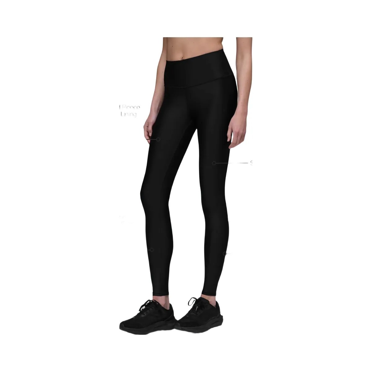 Alo Women's Airlift Winter Warm High-Waist Legging - Black - HypeFly India View 1