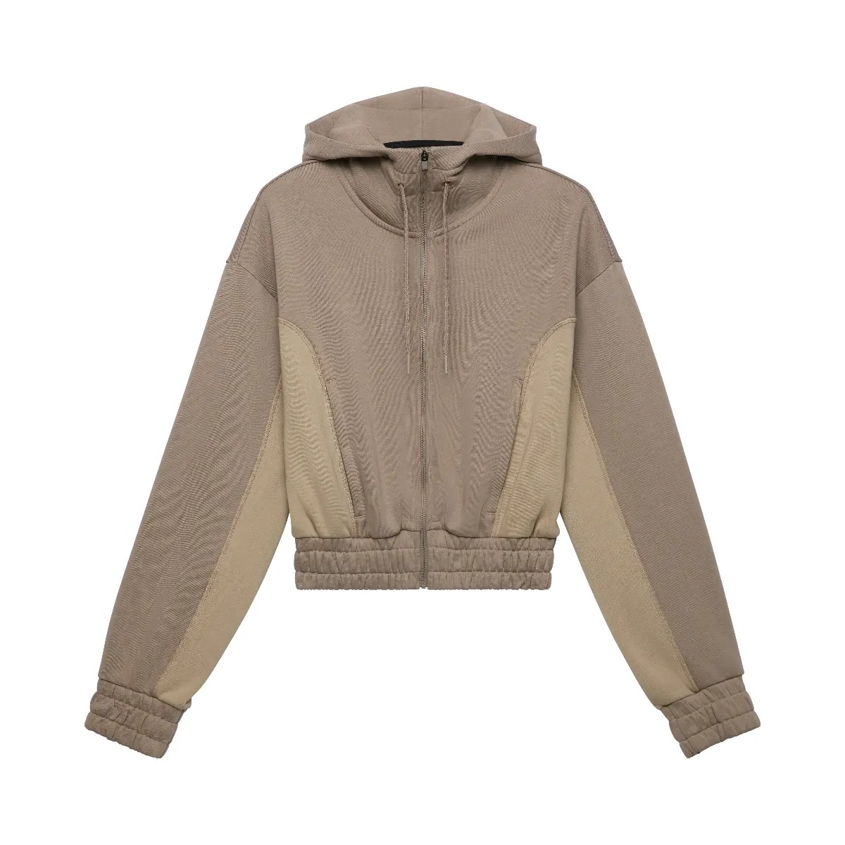 On Club Cropped Hoodie Fka Cinder | Desert - HypeFly India View 1