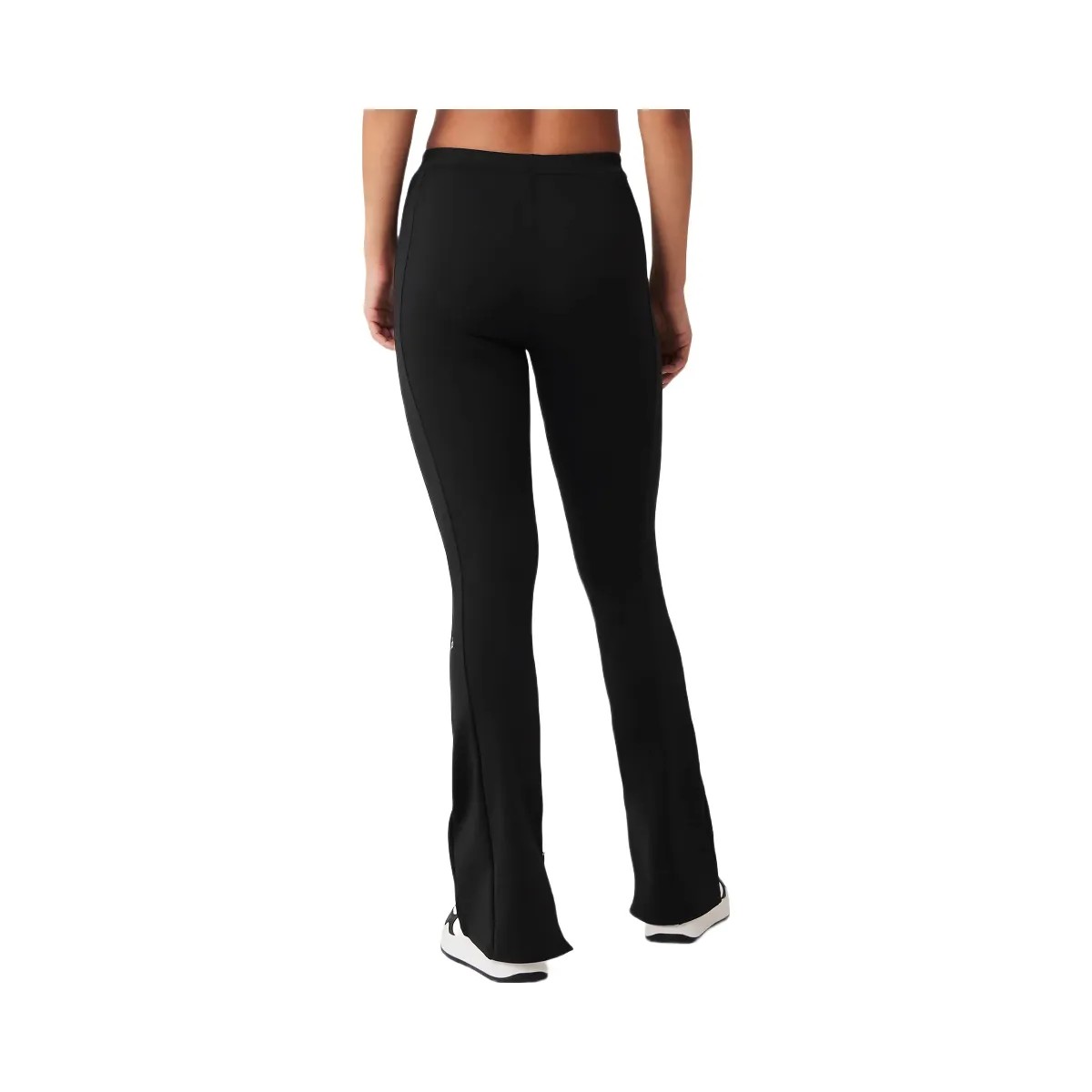 Alo Women's High-Waist 7/8 Zip It Flare Legging - Black - HypeFly India View 4