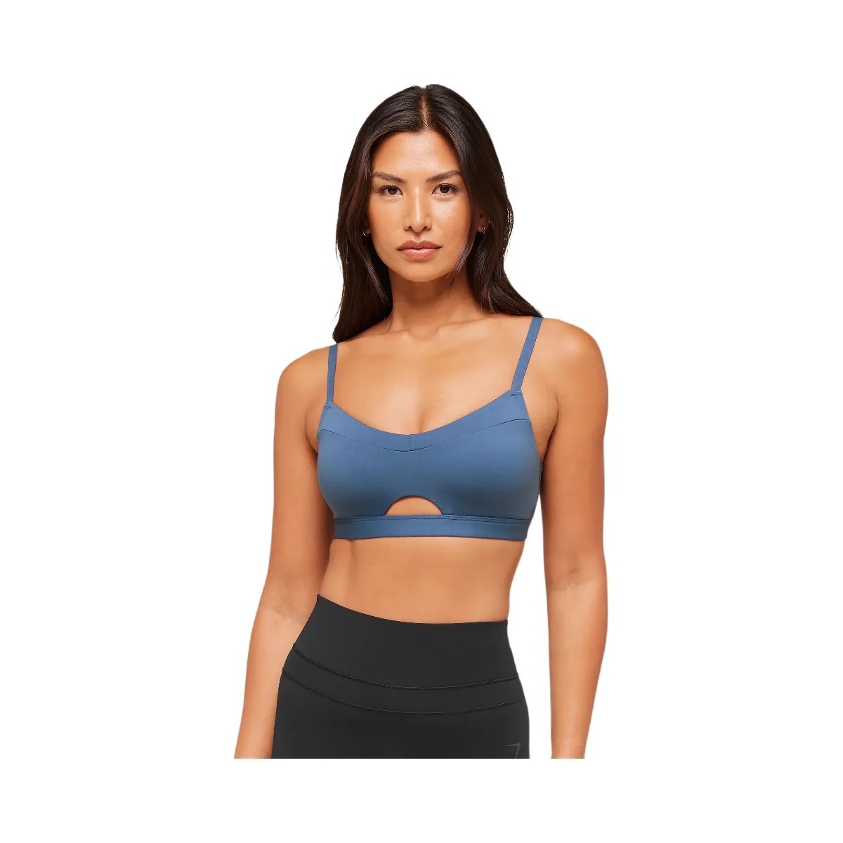 Gymshark Balcony Peekaboo Sports Bra - Compound Blue - HypeFly India View 6