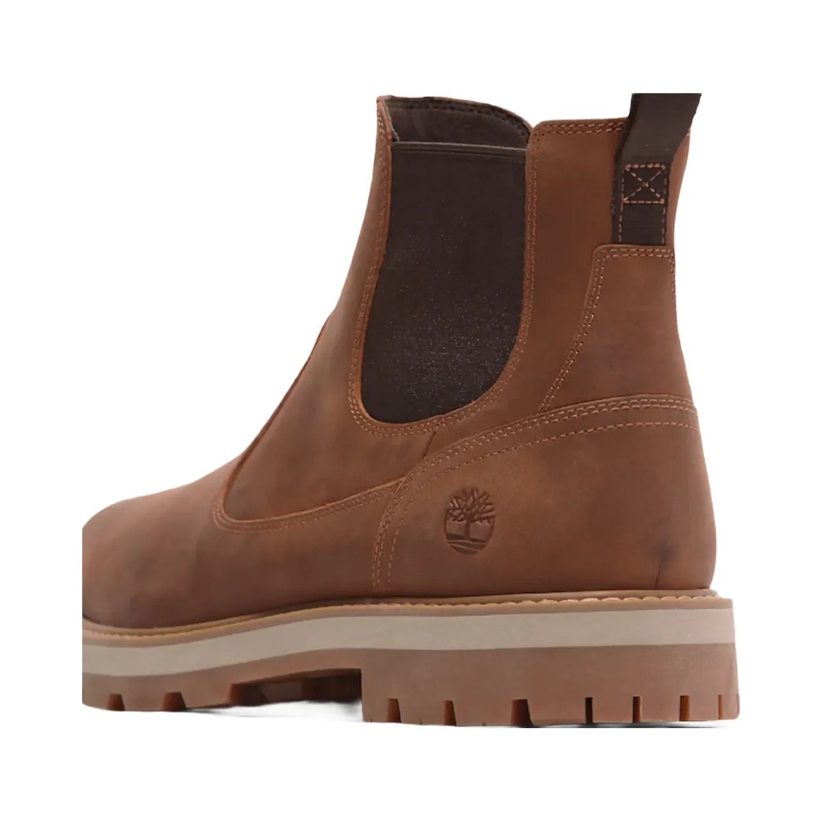 Timberland Britton Road Chelsea Boot Rust Full-Grain Men'S - HypeFly India View 3