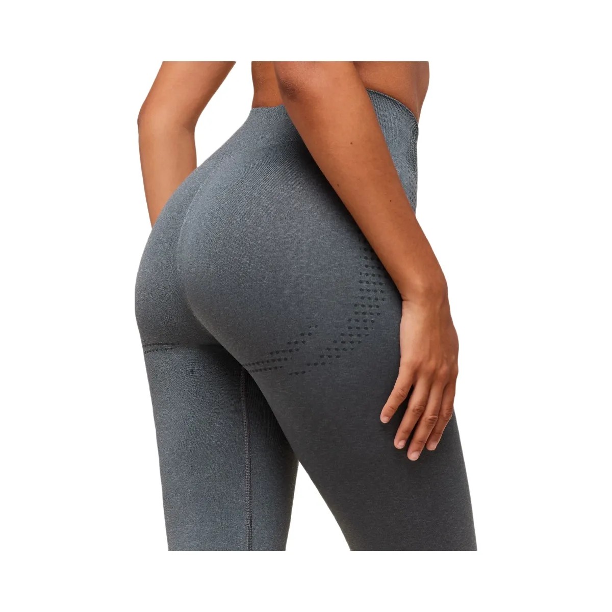 Gymshark Vital Soft Flared Leggings - Strong Grey/Marl - HypeFly India View 4