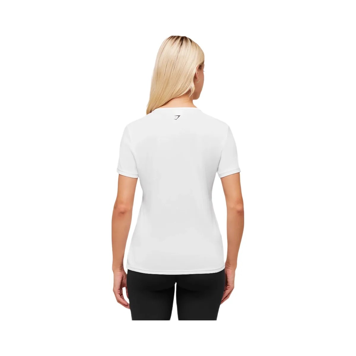 Gymshark Wordmark Graphic T-Shirt - White - HypeFly India View 2