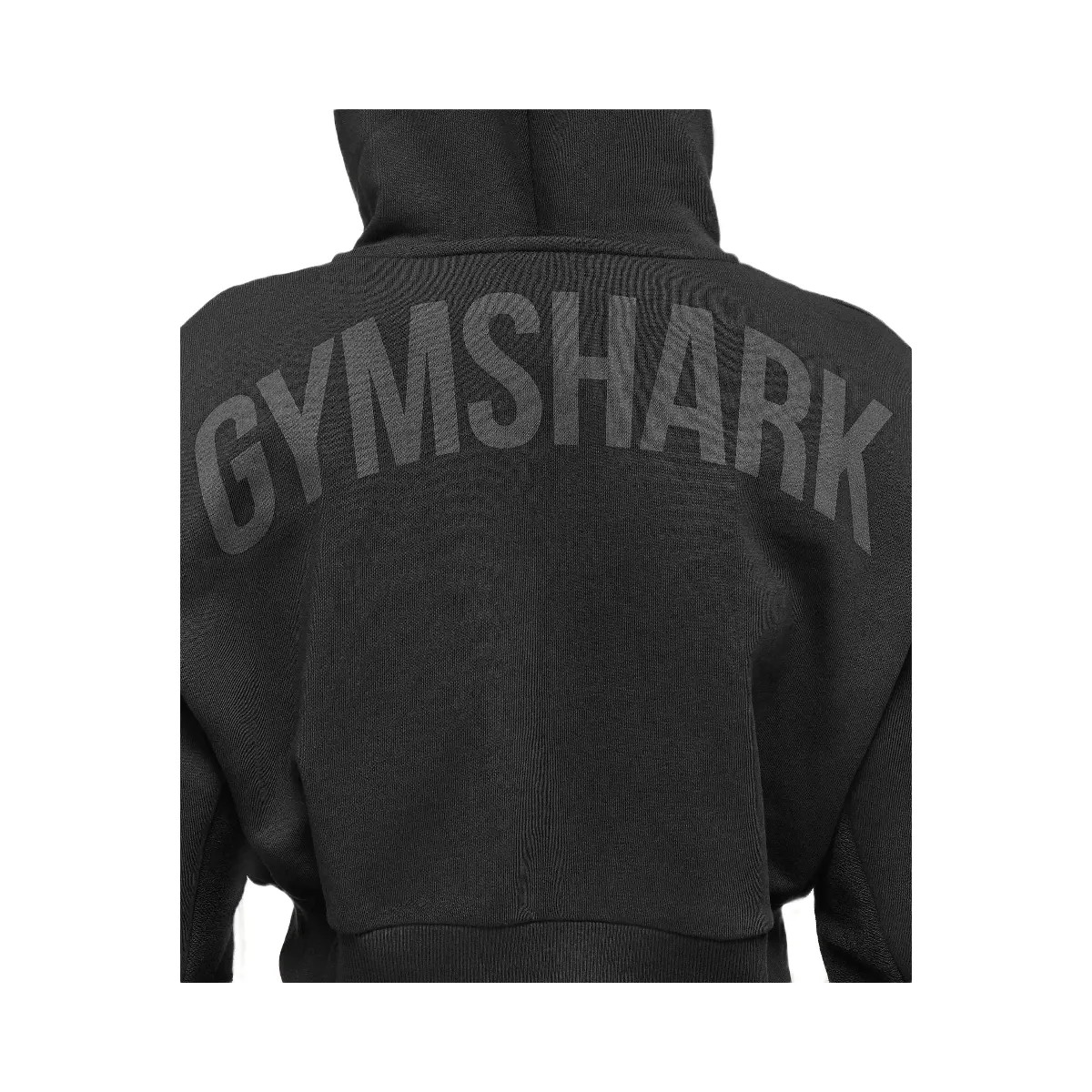 Gymshark Power Midi Zip Hoodie - Black - HypeFly India View 3