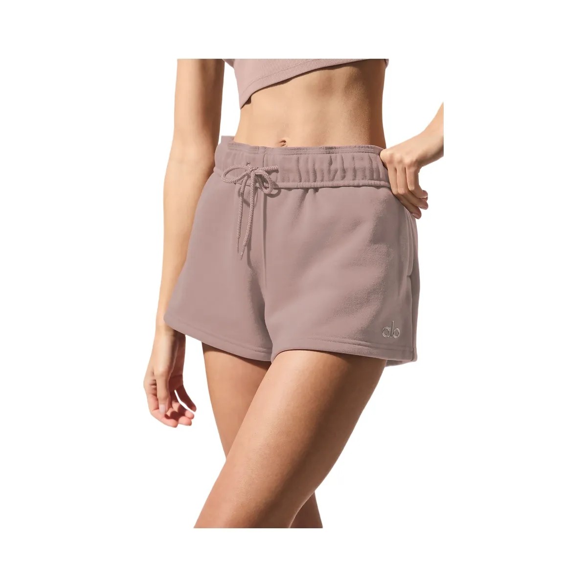 Alo Women's Accolade Short - Taupe - HypeFly India View 1