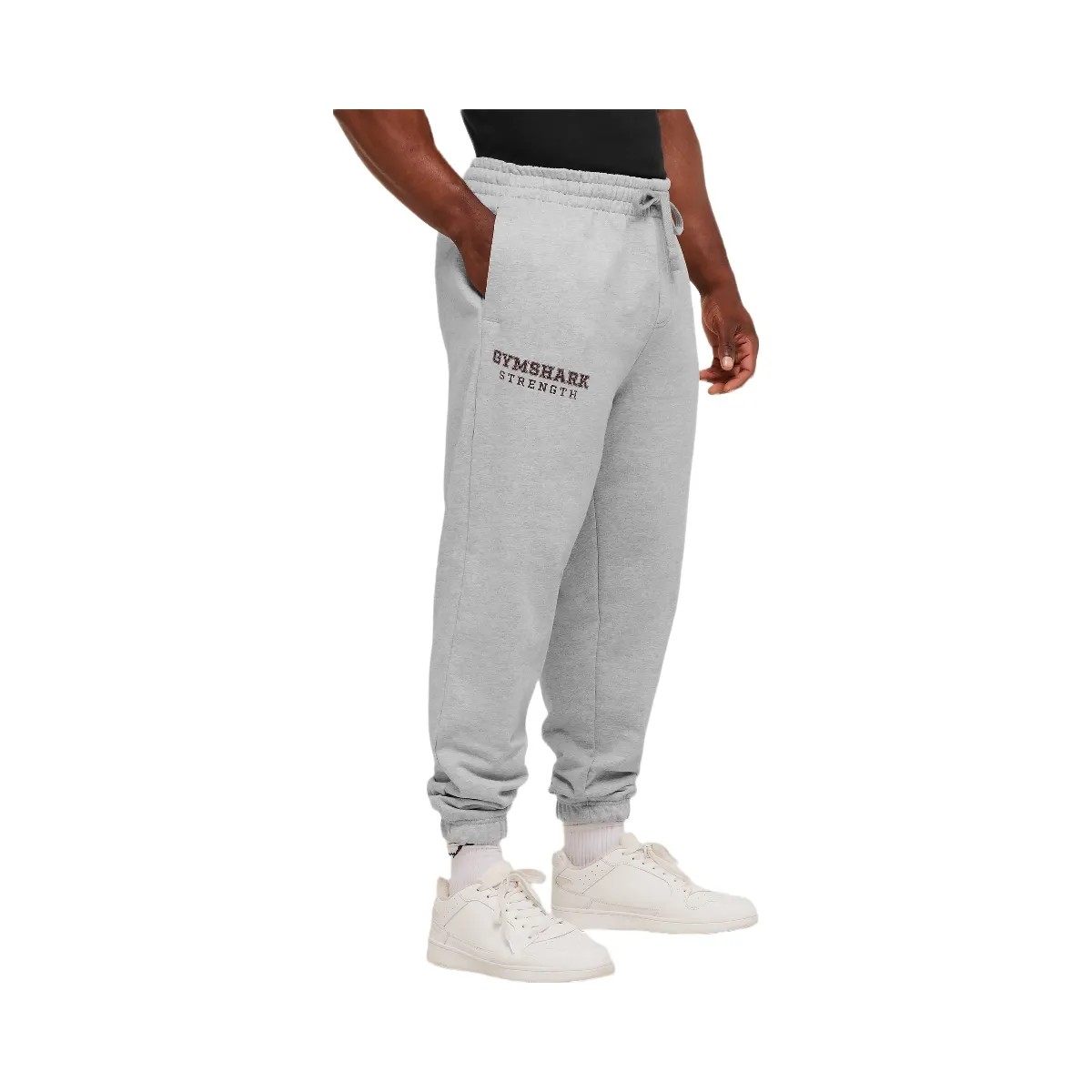 Gymshark Strength Jogger - Light Grey Core Marl - HypeFly India View 3