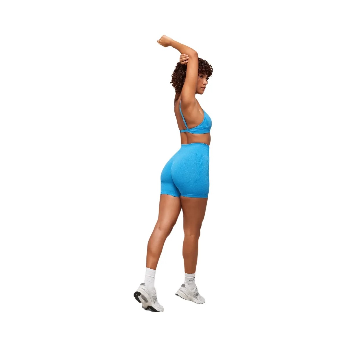 Gymshark Vital Soft Short - Electric Blue/Marl - HypeFly India View 6