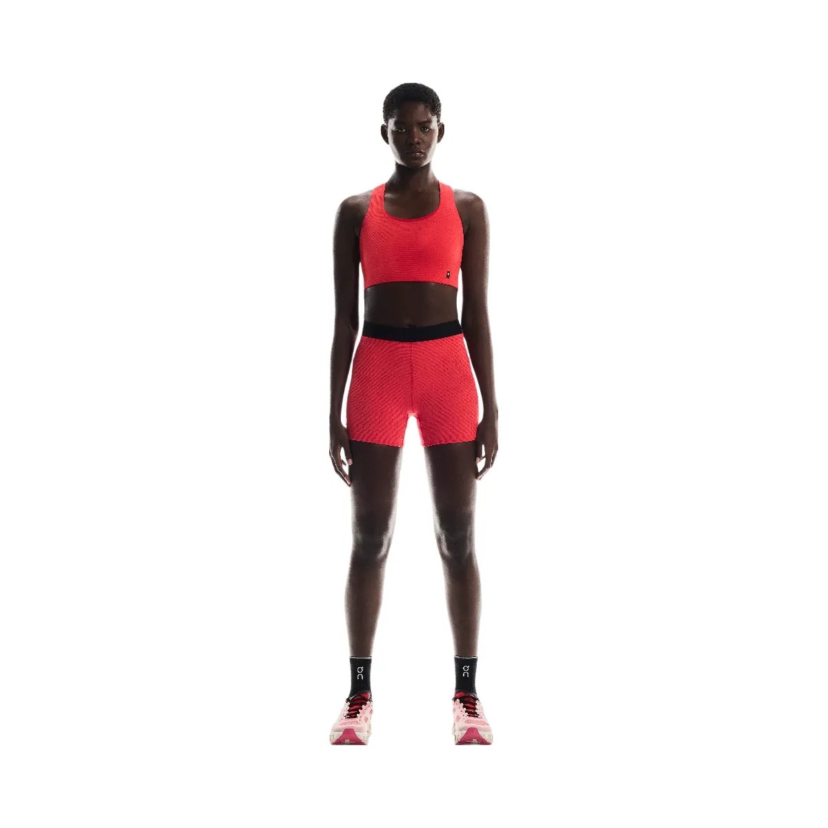 On Pace Tights Short Red - HypeFly India View 2