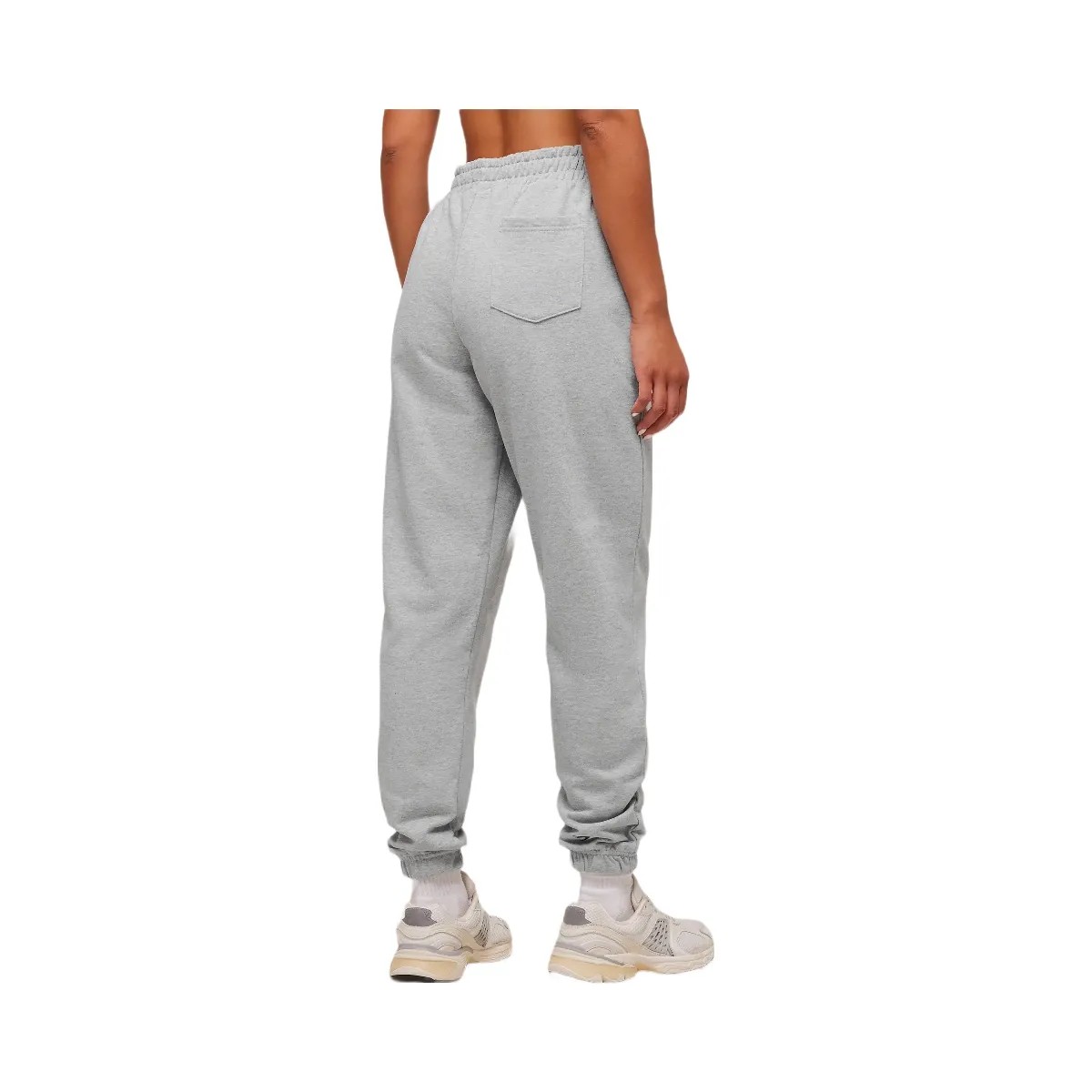 Gymshark Collegiate Graphic Joggers - Light Grey Core Marl - HypeFly India View 2