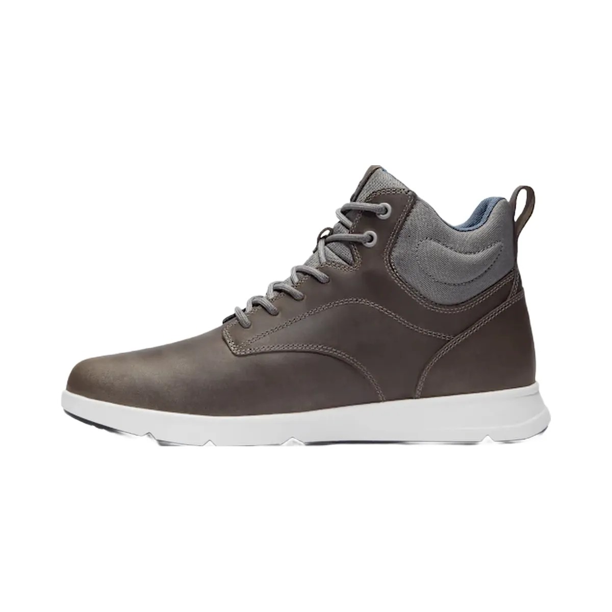 Timberland Mens Parker Street High-Top Sneaker Dark Grey Full-Grain - HypeFly India View 5